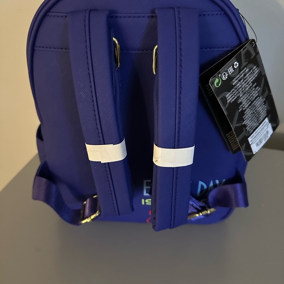 Loungefly Purple and Blue Pixar Inside Out Toy Backpack - Picture 2 of 2